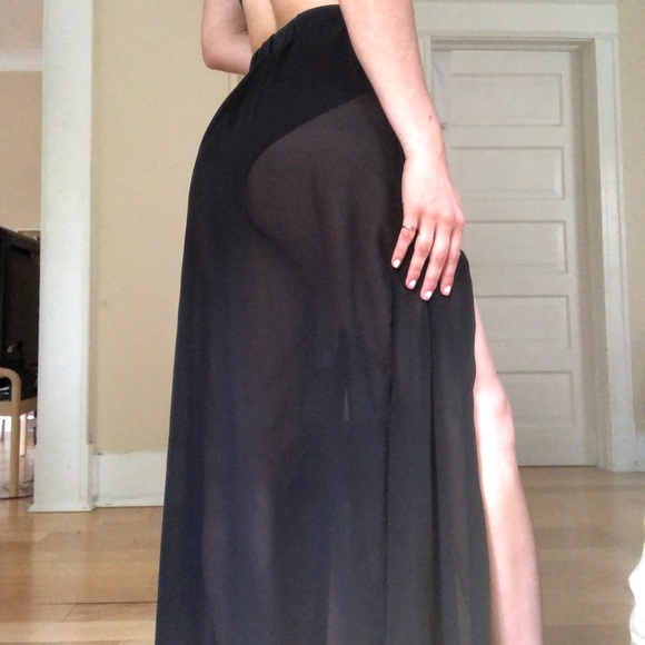 Floor length sheer skirt - Picture 1 of 2